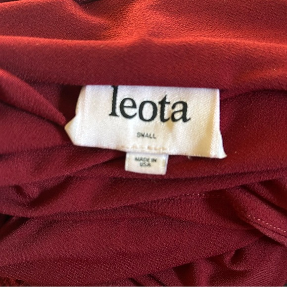 Retro Dress 1950s Style Leota Wiggle Pencil Burgundy Red S M Pinup 50s - Picture 7 of 7